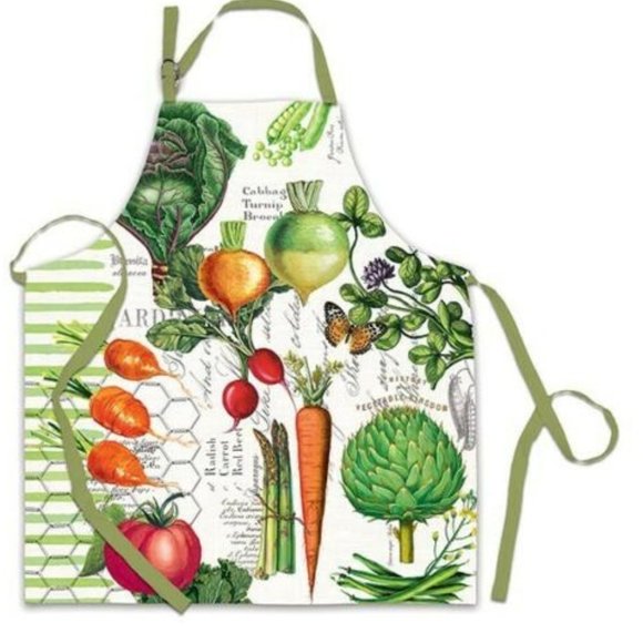 Michel Design Works Cotton Apron Vegetable Kingdom - Picture 1 of 2